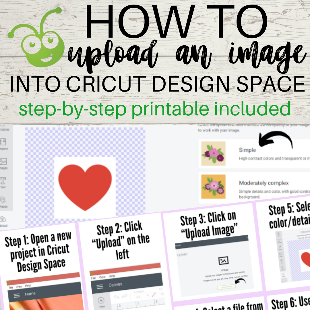 How to Upload Image into Cricut Design Space Step by Step Thrifty